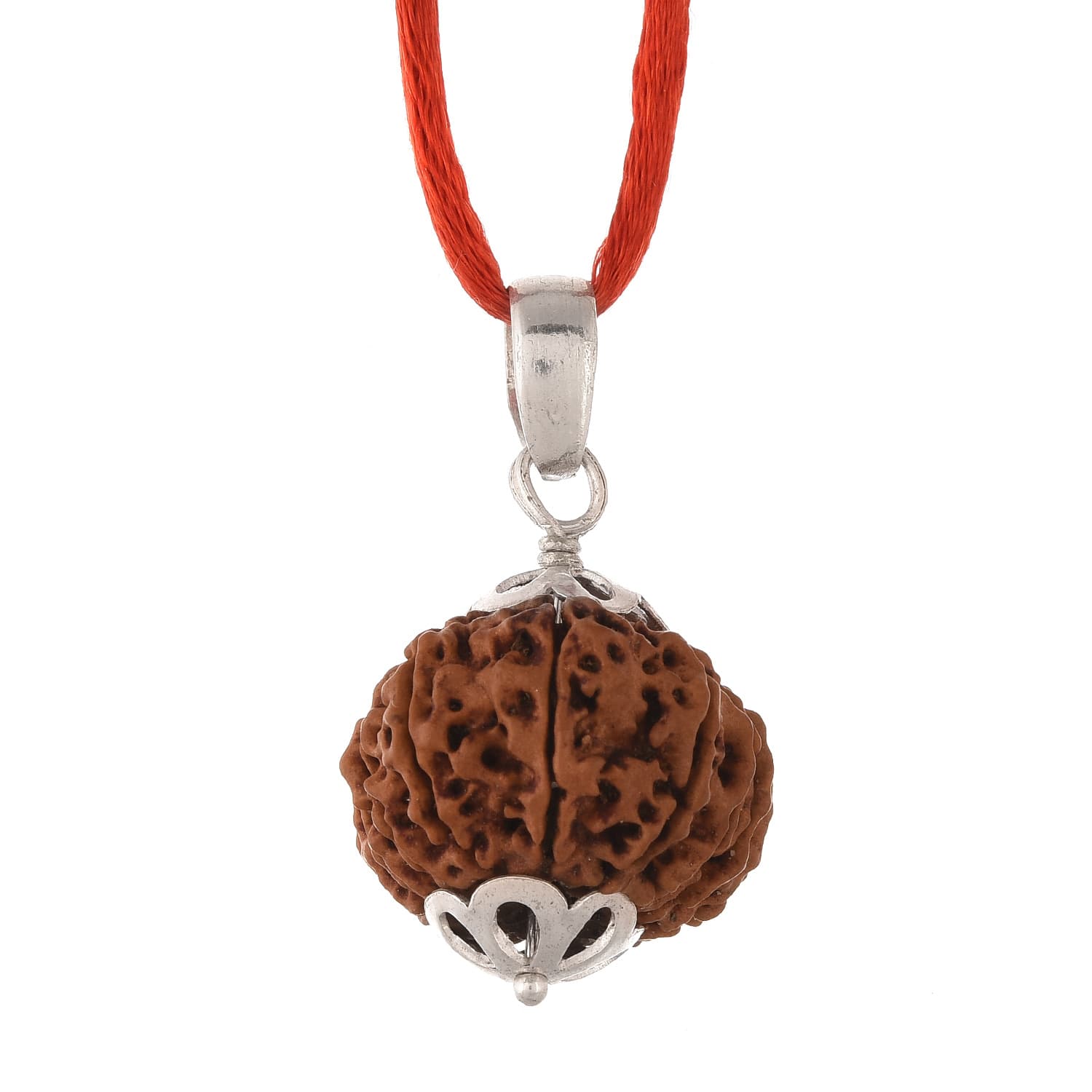 Amorfos® Lab Certified 12 Mukhi Rudraksha Pendant, Good Quality Nepali Rudrakash, Size: 15-18mm